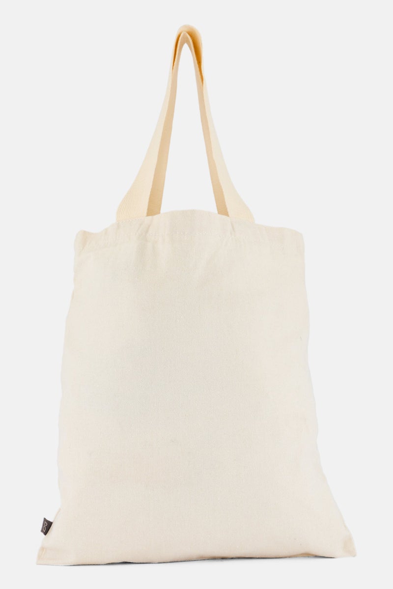 Muy Mucho Women Graphic Print Tote Bag, Beige - Image 3