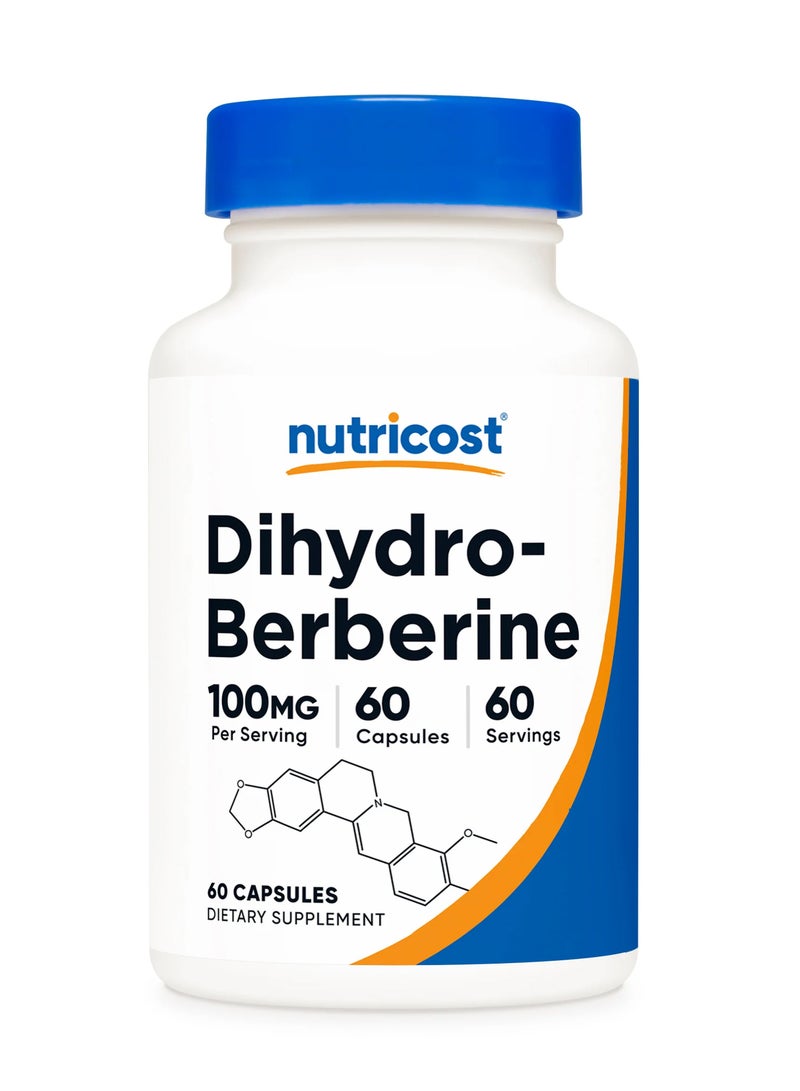 Nutricost Dihydroberberine, 200 mg, 60 Capsules - Image 1