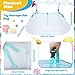 Fabbay 2 Pcs Pool Storage Bag 57 30 Inch Pool Storage Swimming Bag Large Hanging Net Swimming Accessories Organizer for Inflatables Floats Football Basketballs Garage Supplies - Image 4