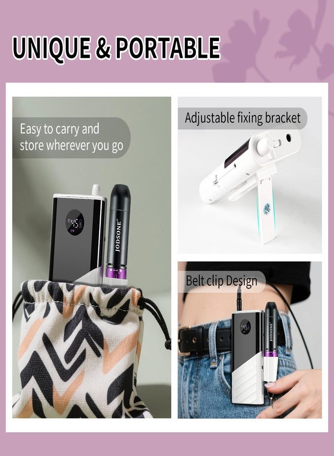 JODSONE Professional Nail Drill 45000 RPM Rechargeable Nail File for Nail Gel Removal Low Noise Portable for Home and Salon - Image 2