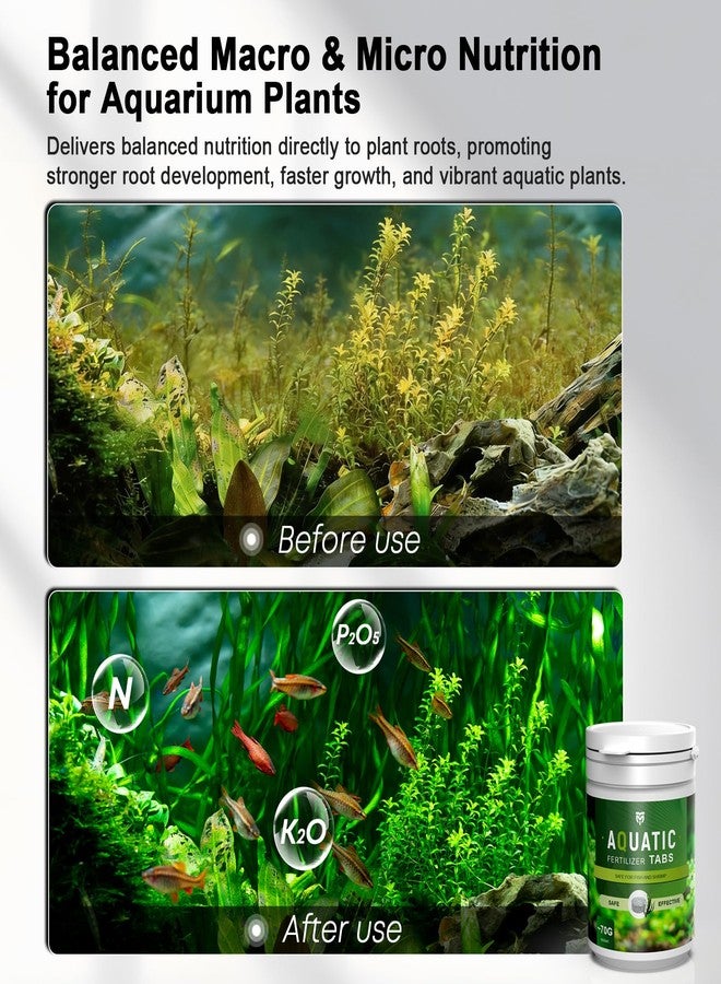 MagTool Root Tabs, Aquarium Plant Fertilizer for Freshwater Planted Tanks, Safe for Fish, Shrimp & Snails，Slow Release,70g/Box - Image 5
