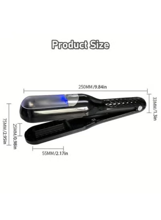 2-in-1 Hair Straightener and Split End Trimmer, Professional Smooth Cutting Hair Clipper Set, Portable Hair Styling Tool for Women Ladies - Image 2