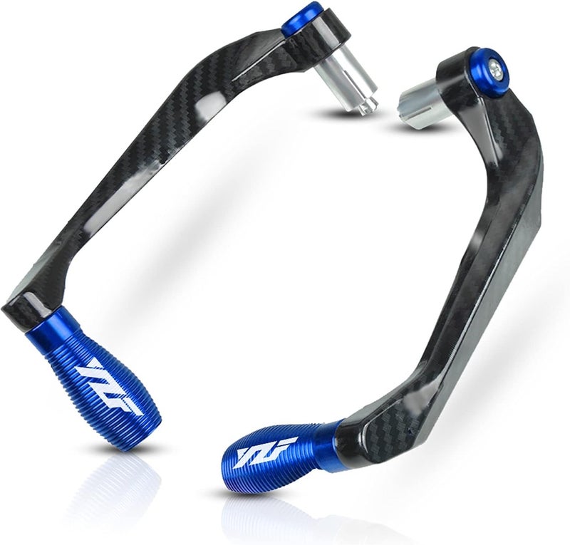 cheekyglo Handlebar Parts for YAMAHAS YZFR1 YZFR6 YZFR1 YZFR6 YZF R1 R3 R6 R25 R125 Motorcycle Handlebar Grips Guard Brake Clutch Levers Guard Protector (Color : Blue)Blue - Image 1