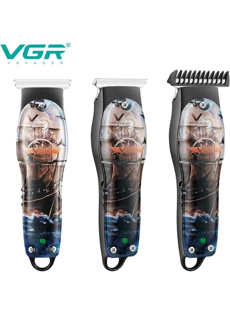 ماكينة حلاقة V-953 الإحترافيه برسومات ثلاثية الأبعاد تعمل حتي ساعتين متواصلين - Image 2