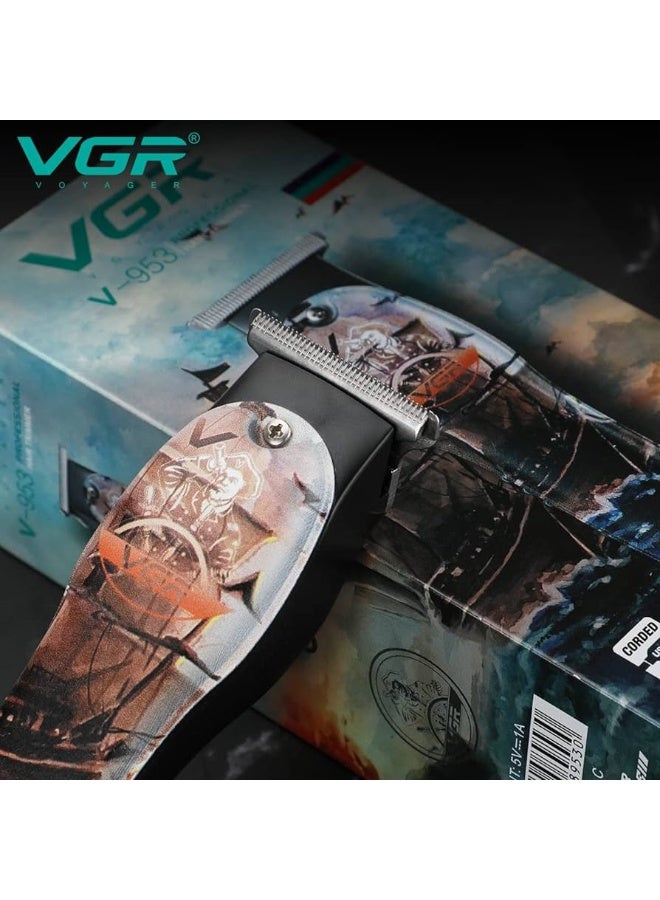 ماكينة حلاقة V-953 الإحترافيه برسومات ثلاثية الأبعاد تعمل حتي ساعتين متواصلين - Image 4