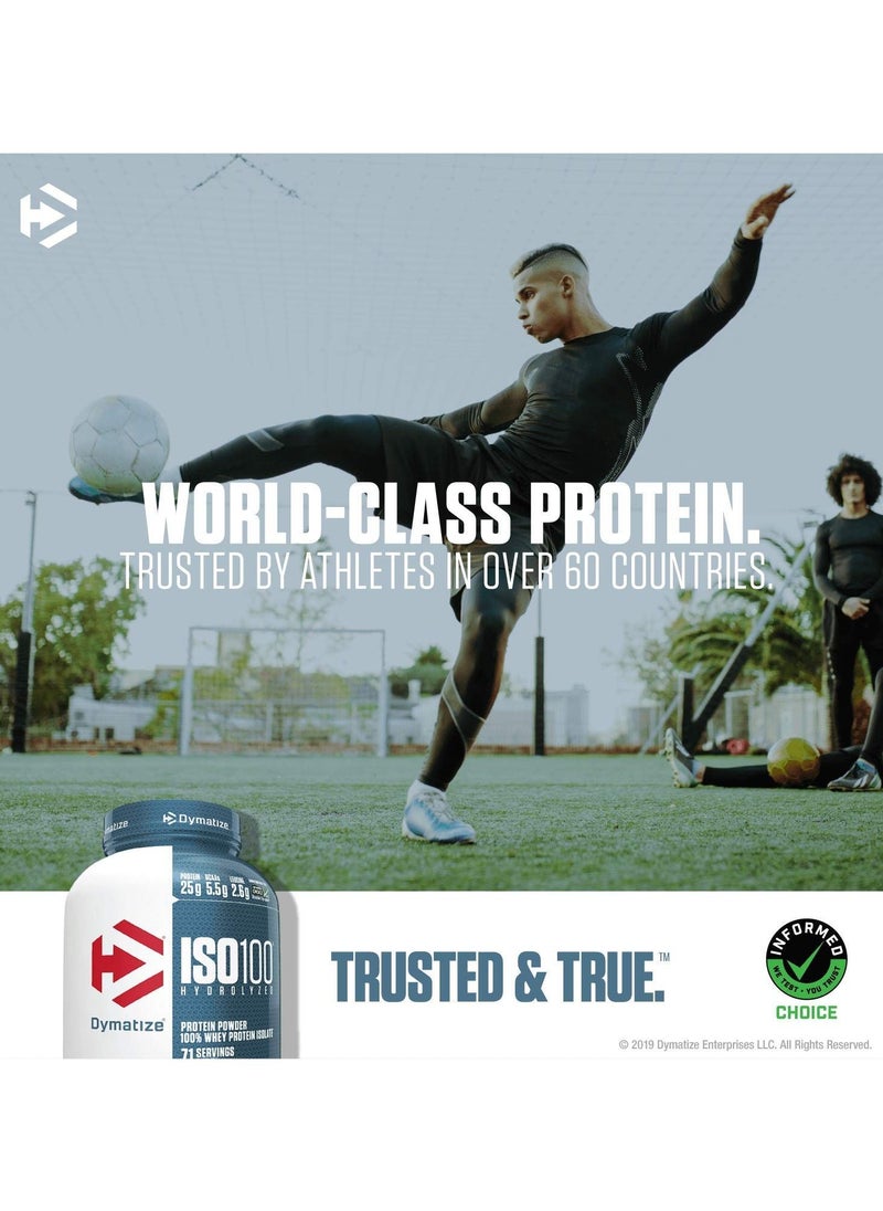 Iso 100 Hydrolysed 100% Whey Protein Isolate Cocoa Pebbles Flavor, 20 Servings