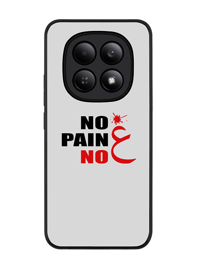 For Xiaomi Redmi Note 15 4G Case,Slim fit Camera Protection, Shockproof Thin Phone cover  - No Pain No Gain