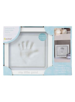 pearhead Baby Prints Clay Keepsake Frame Newborn Baby Handprint Kit New Parents Gift White  - Image 3