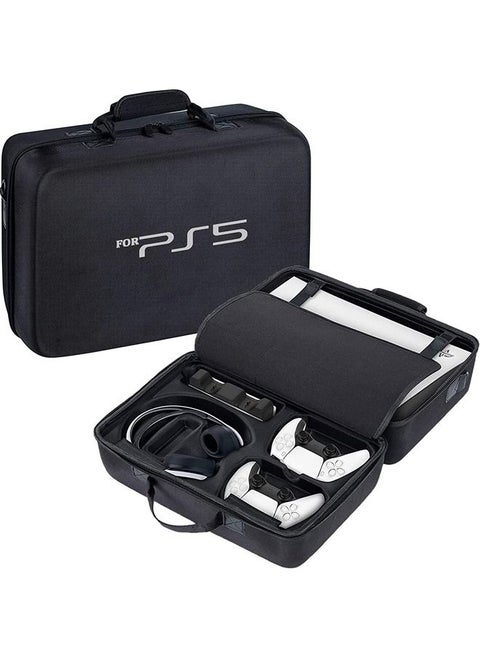 Case Bag for PS5 Shockproof Hard Shell Waterproof shoulder bag for Playstation 5 Console Digital EVA Storage Organizer for Controllers and Other Accessories