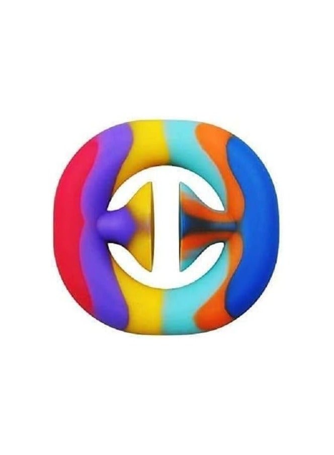 Squeeze Grab Snap Sensory Rainbow with Simple Dimple Fidget Toys 2 Pops Free - Image 3