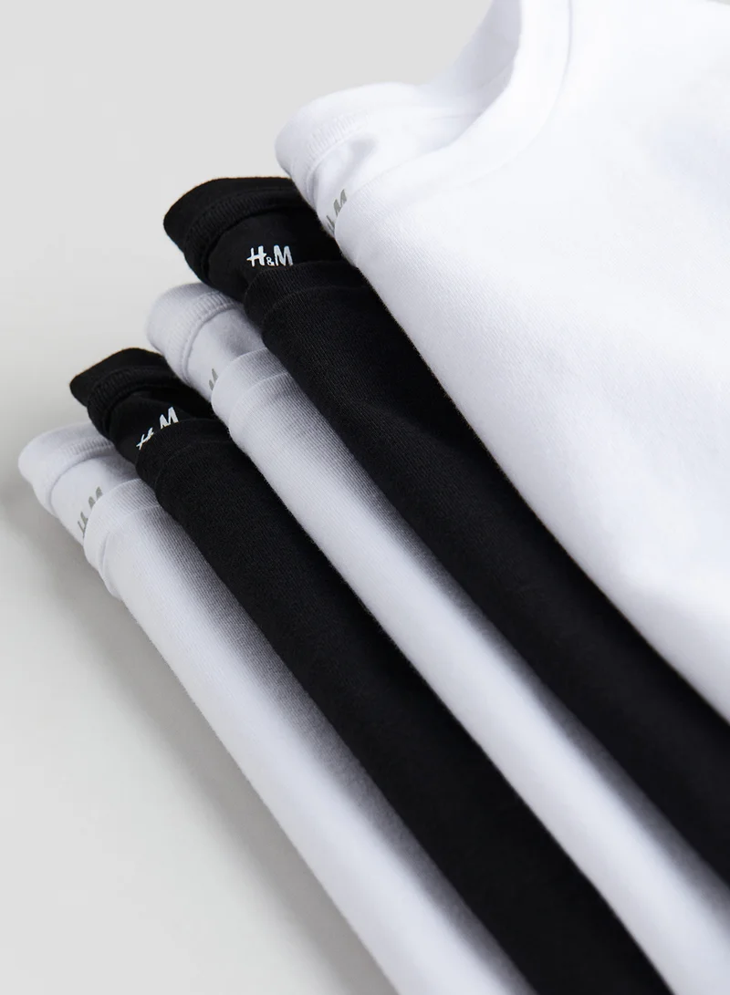 H&M 5-Pack Cotton Jersey T-Shirts