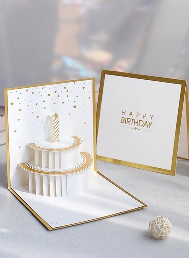 Lemon Fancy Elegant Design 3D Pop-Up Card, Greeting Card for Birthday, Sturdy and Solid Cardstock Gift Card  Best for Birthday, Graduation, Anniversary - Image 1