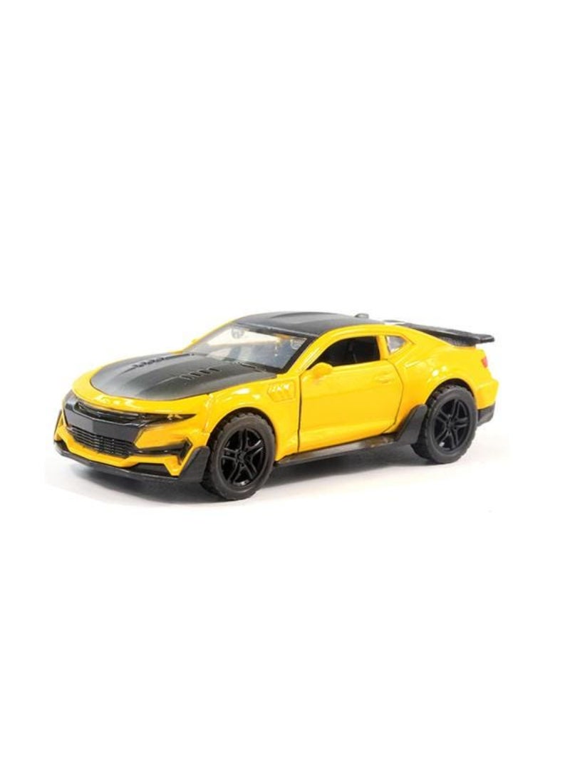 HST Diecast Model Alloy Collectible Toy BMW Car for Kids Yellow and Black 37888-H12 - Image 2