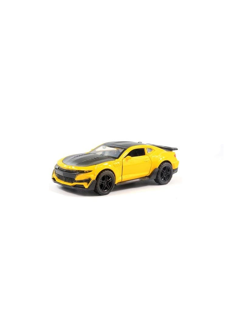 HST Diecast Model Alloy Collectible Toy BMW Car for Kids Yellow and Black 37888-H12 - Image 1