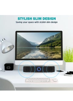 Necomi Speakers Usb-Powered Wired Bluetooth Stereo Desktop Speakers For Laptops Tablets  - Image 5