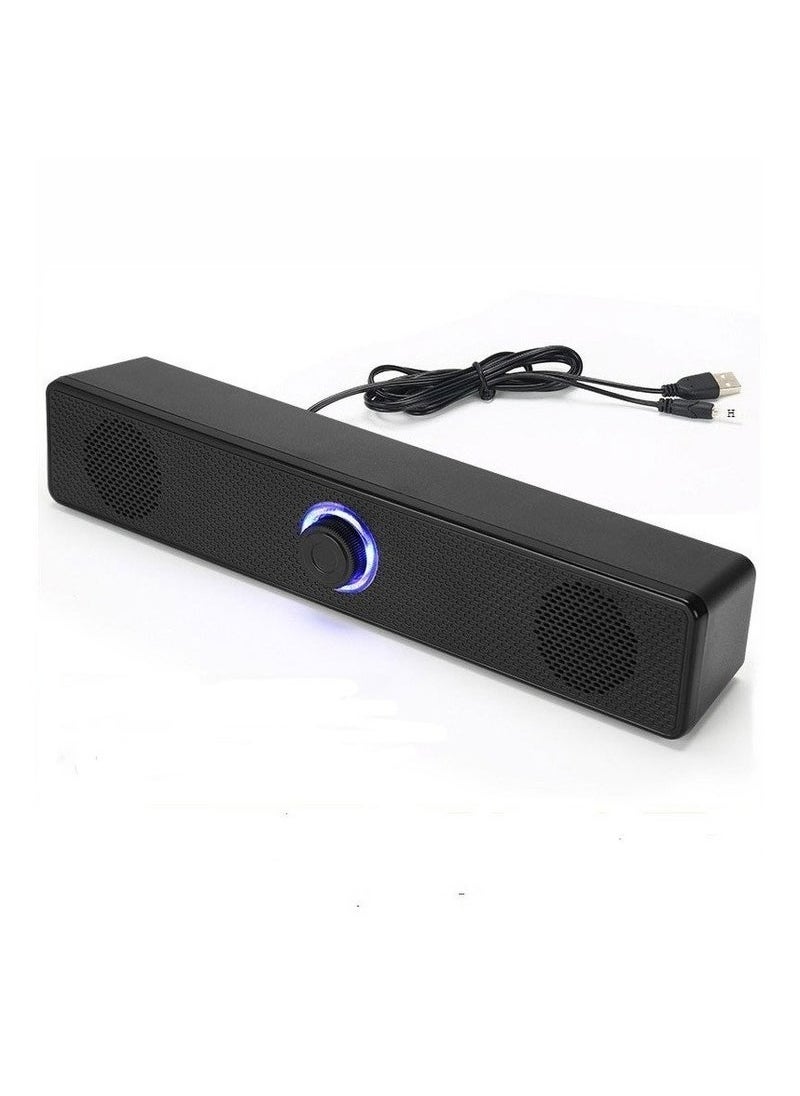 Necomi - Speakers Usb-Powered Wired Bluetooth Stereo Desktop Speakers For Laptops Tablets - Image 1