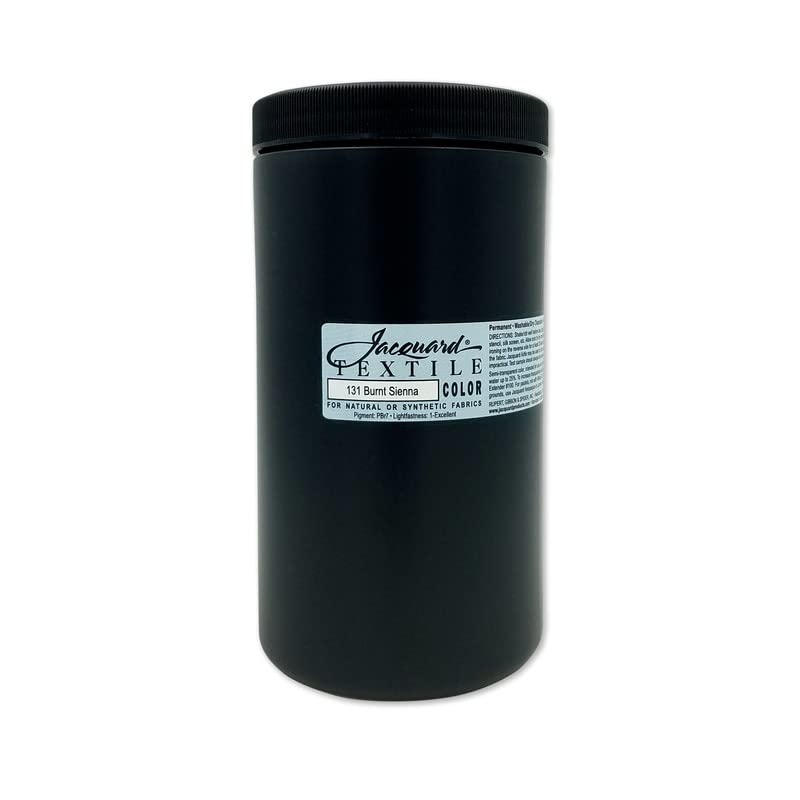 Jacquard Textile Color Burnt Sienna Permanent Fabric Paint for Clothes Furniture Upholstery Shoes or Tote Bags Indoor Outdoor Fabric Paint 32 Oz Jar Upholstery Fabric Paint - Image 3