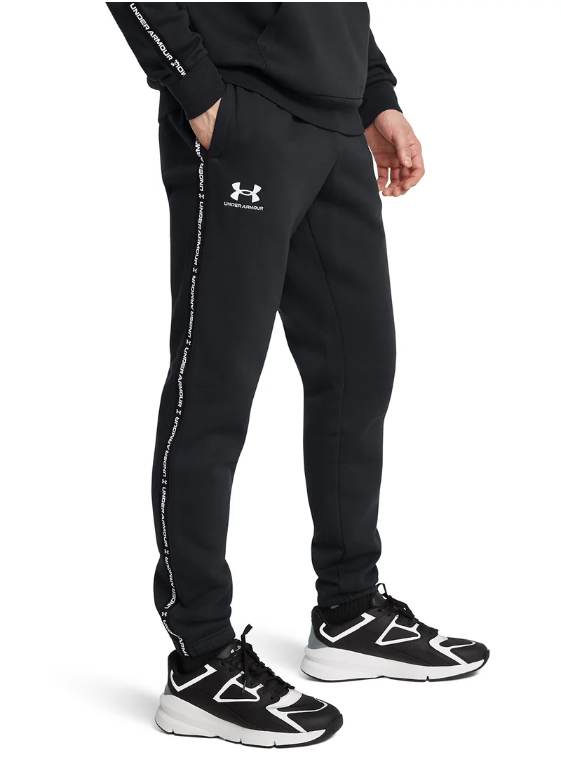 UNDER ARMOUR Men's UA Icon Fleece Taping Joggers