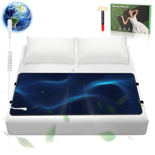 Knocoka Grounding Mat for Bed AntiStatic Earthing Pad for Home Bed Use NonSlip Mat Queen 60x27 - Image 1