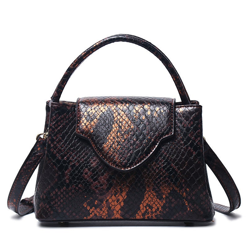 Popular Ostrich Pattern Handbag Women'S Fashion Shoulder Crossbody Bag Ready For Sale - Image 1
