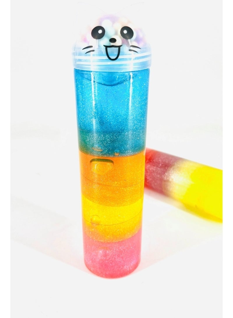 Rahalife Glitter Slime Kit For Kids Stress Relief Kids Toy Educational Slime Toy Crystal Clear Slime Perfect for Kids Birthday Gift and Party Fidget Toy - Image 2