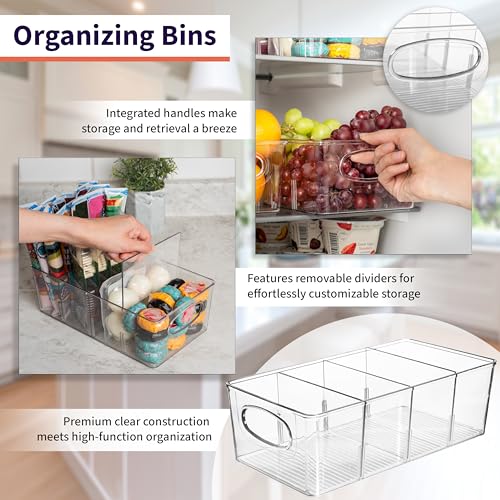 ClearSpace Pantry Organizers and Storage and Cabinet Organizer, 4 Pack - Kitchen Organizers and Storage, Great Fridge or Snack Organizer - Perfect in Refrigerator or Cupboard Shelf - Image 3