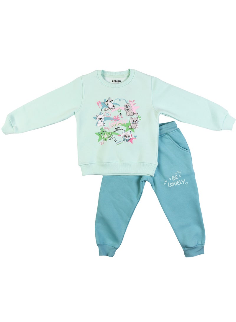 زيركون بيجامة شتوي بناتي - 2224 - Image 1