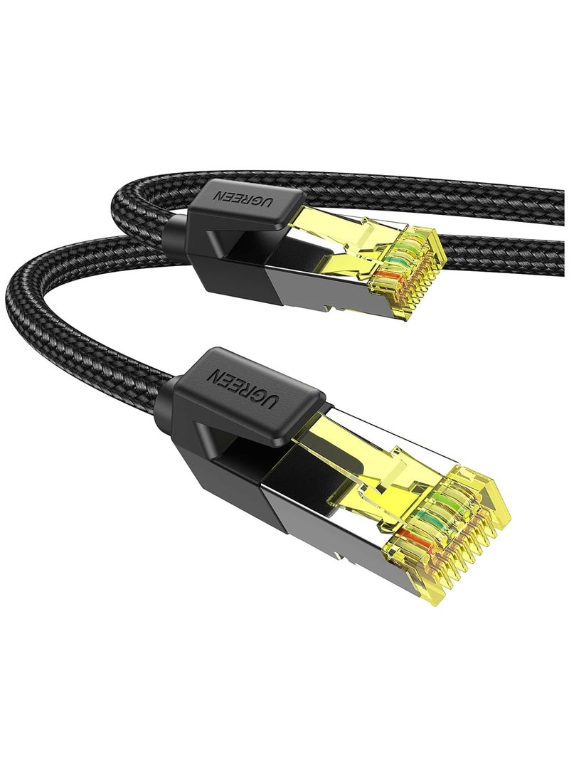 يو جرين UGREEN CAT7 Shielded Round Cable with Braided Modular Plugs 0.5m - Image 2