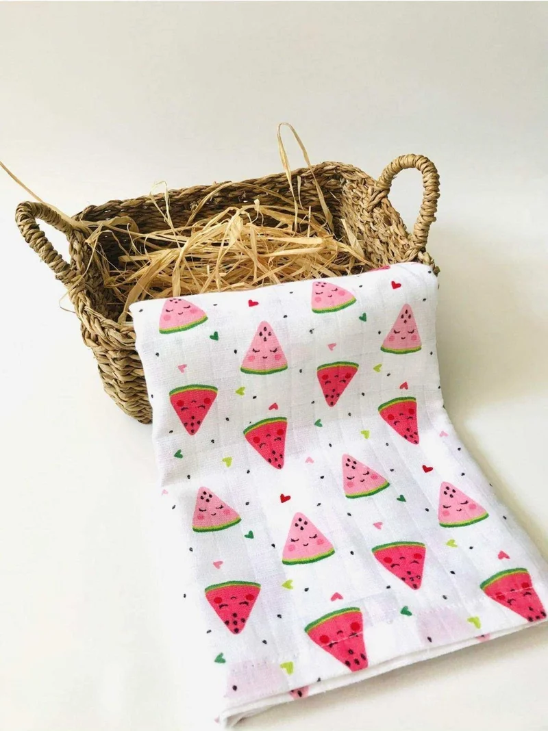 جونييروس 3 Pieces 110X110 Multi-Purpose Muslin Cloth Cover Blanket