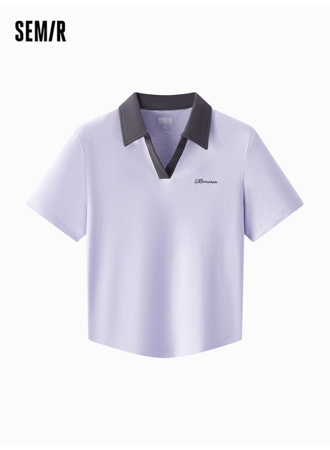 SEMIR Women's Polo T-Shirt With Embroidery - Image 4