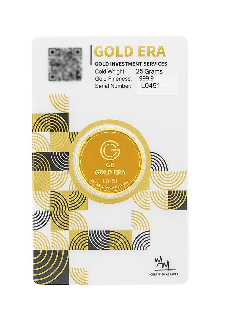 جولد ايرا Gold Era 25g 24K (999.9) Pure Gold Coin – Kaaba Design – Islamic Collectible & Investment-Grade Gold  - Image 4