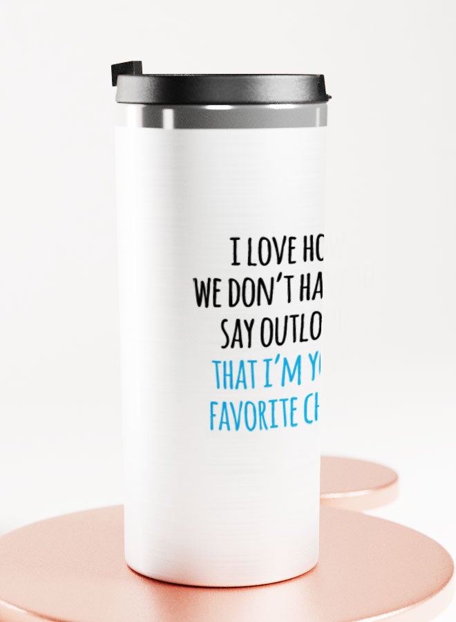 LIT Silver Tumbler Funny Sibling RivalryStainless Tumbler Fathers Gift Dad Present for Birthday - Image 2