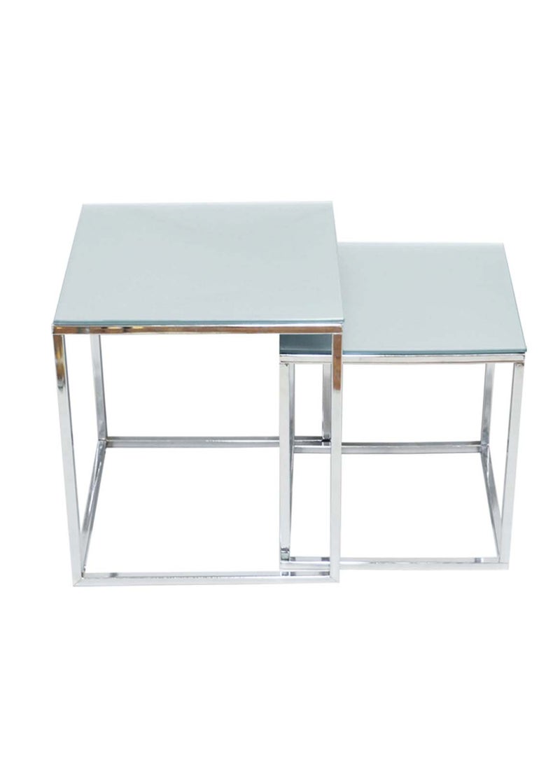 Sharpdo Square Coffee Table, Simple Modern Living Room, Home Tempered Glass, Light Luxury Style Combination Table - Image 4