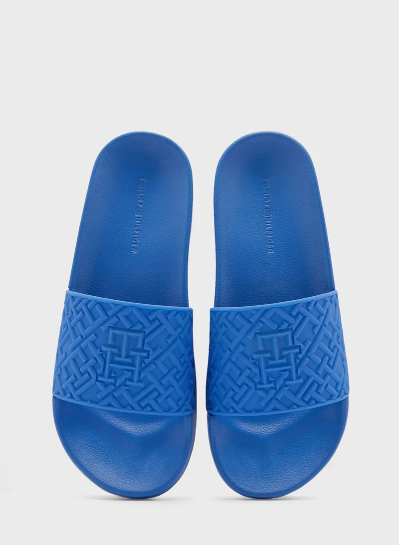 TOMMY HILFIGER Monogram Pool Flip Flops