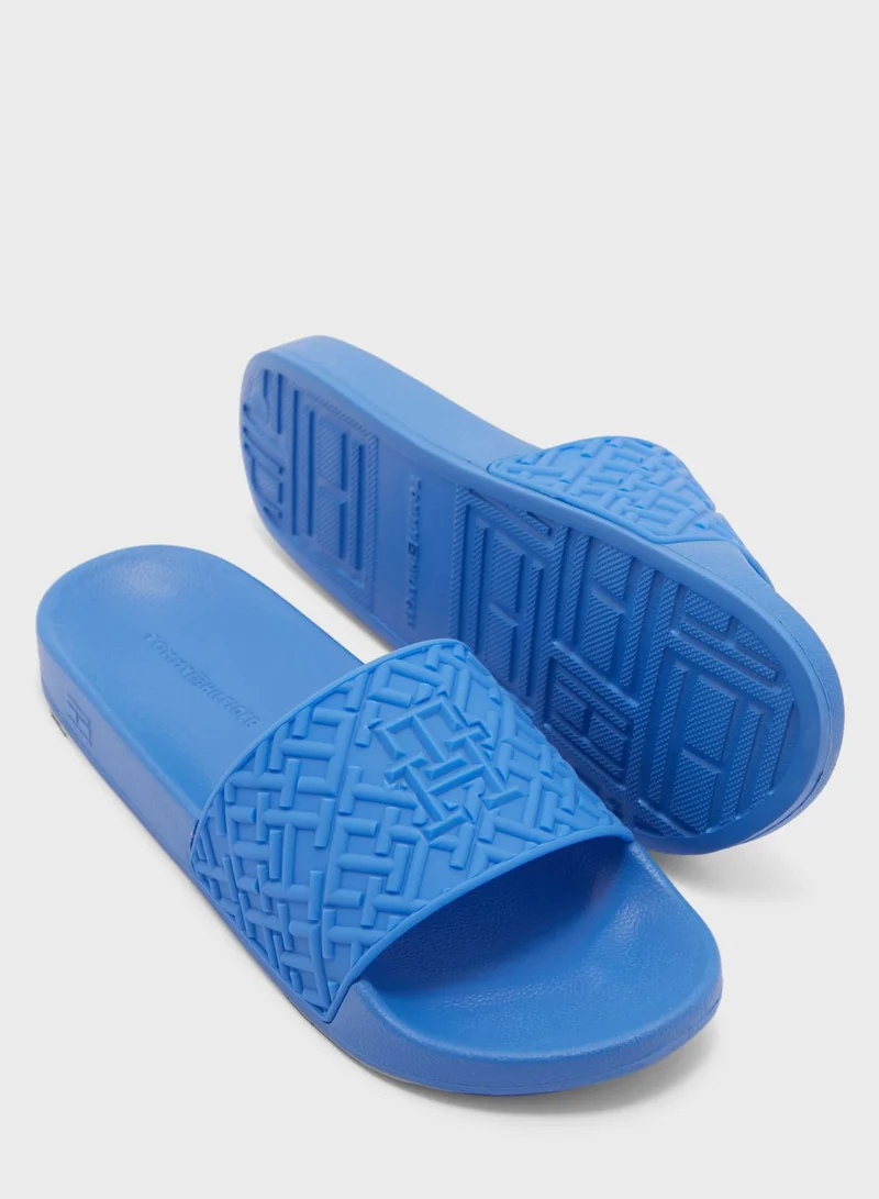TOMMY HILFIGER Monogram Pool Flip Flops