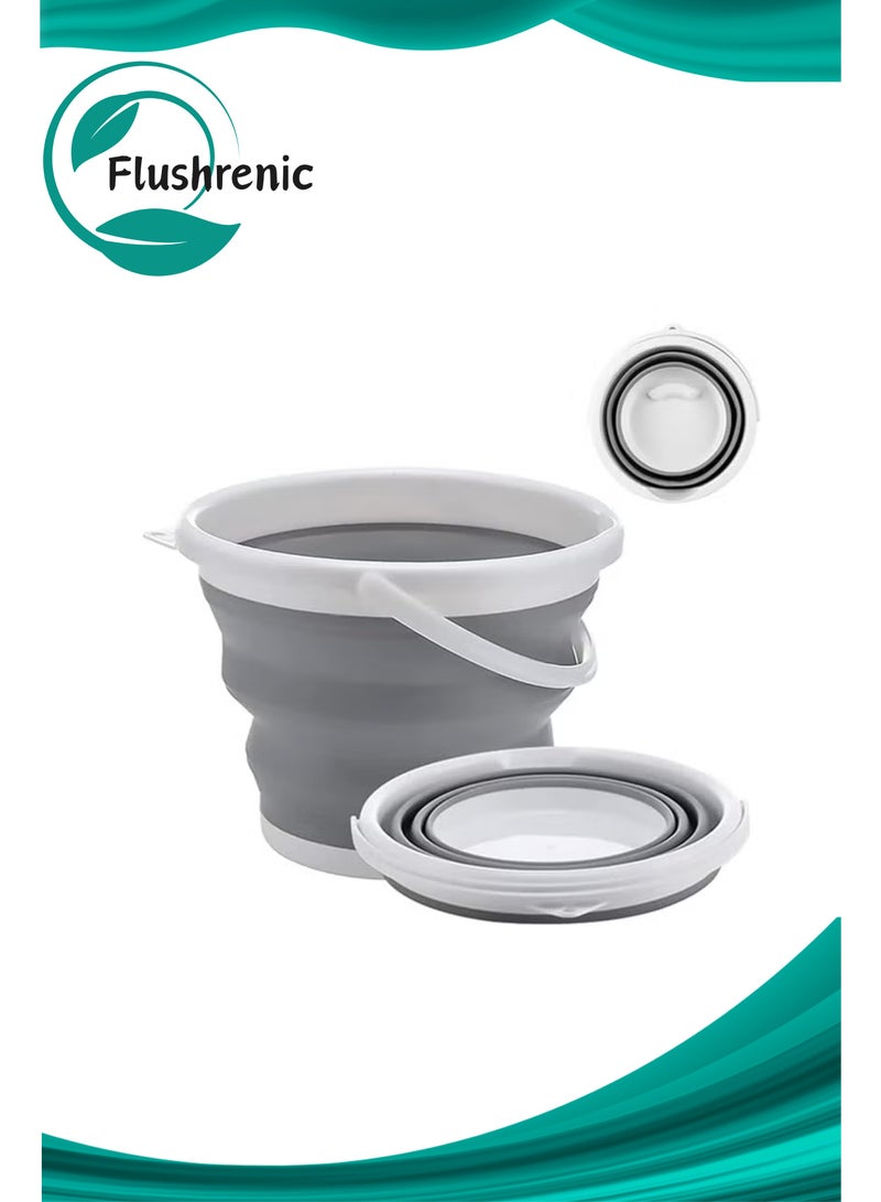 Flushrenic Collapsible Plastic Bucket 3L (0.79 Gallon) - Image 1