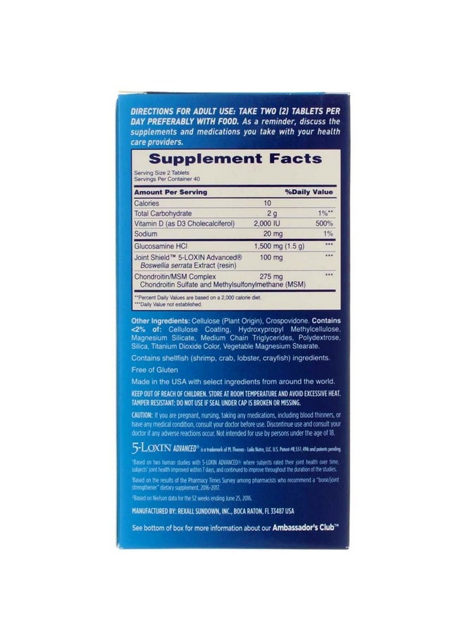 Osteo Bi-Flex Triple Strength + Vitamin D Coated Tablets 80 Count  - Image 5