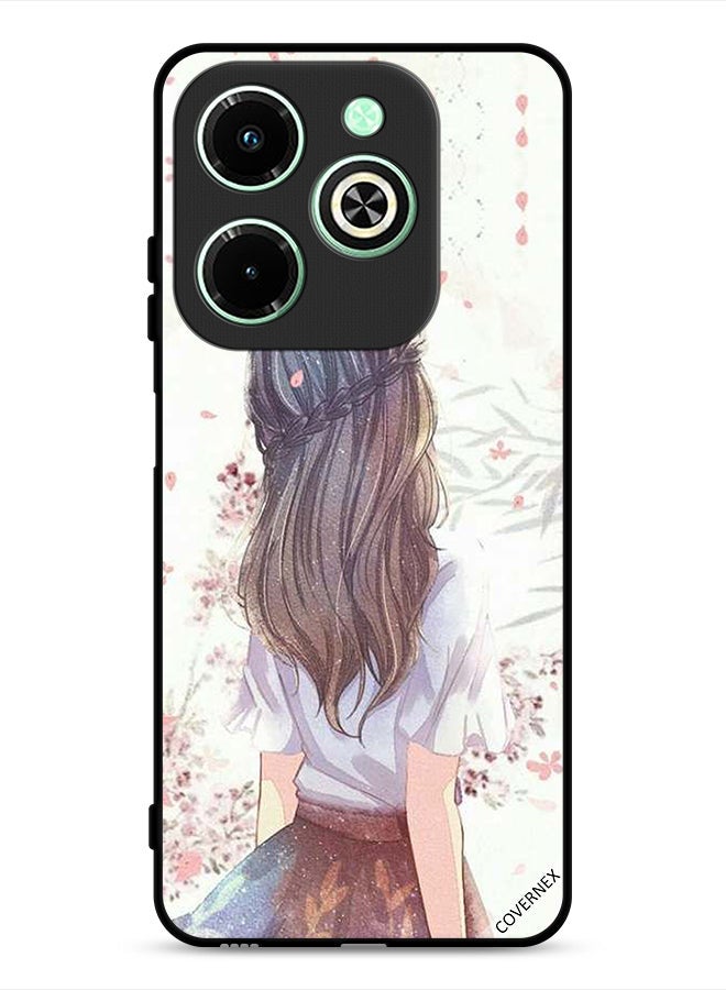 Covernex Infinix Hot 40i 4G Protective Case Cover Cute Girl In Deep Thinking - Image 1