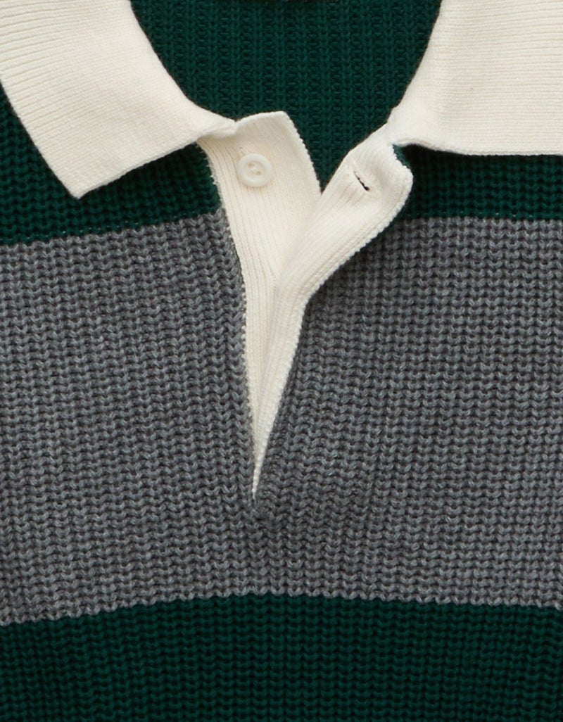 American Eagle AE Shaker Stitch Rugby Polo - Image 3