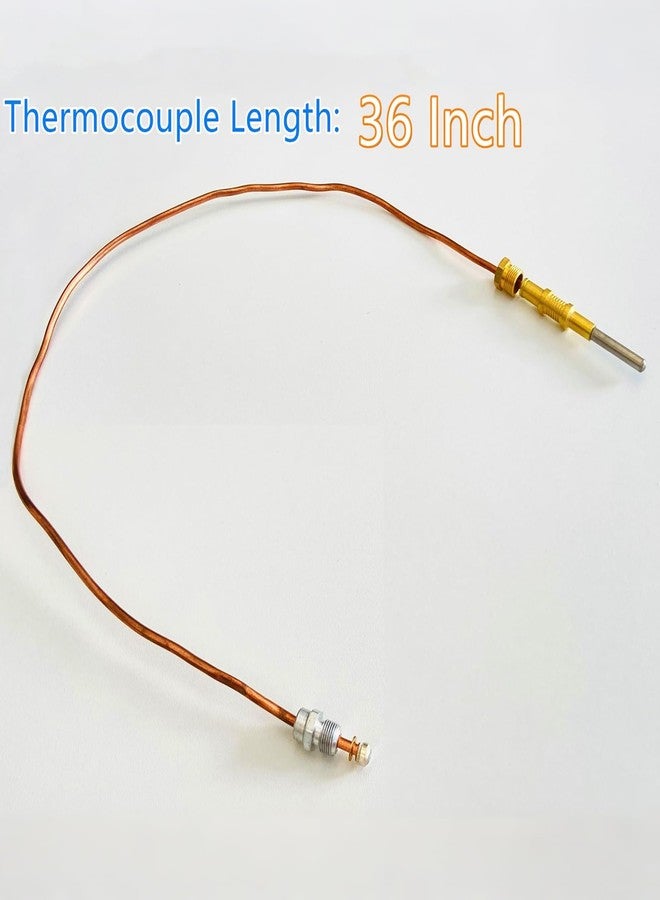 MCAMPAS Safety Pilot Thermocouple Replacement for 34820 Henny Penny Fryer Thermocouple, Compatible with Robertshaw 1900-036 Thermocouple 36 Inch for Garland Fryer - Image 5