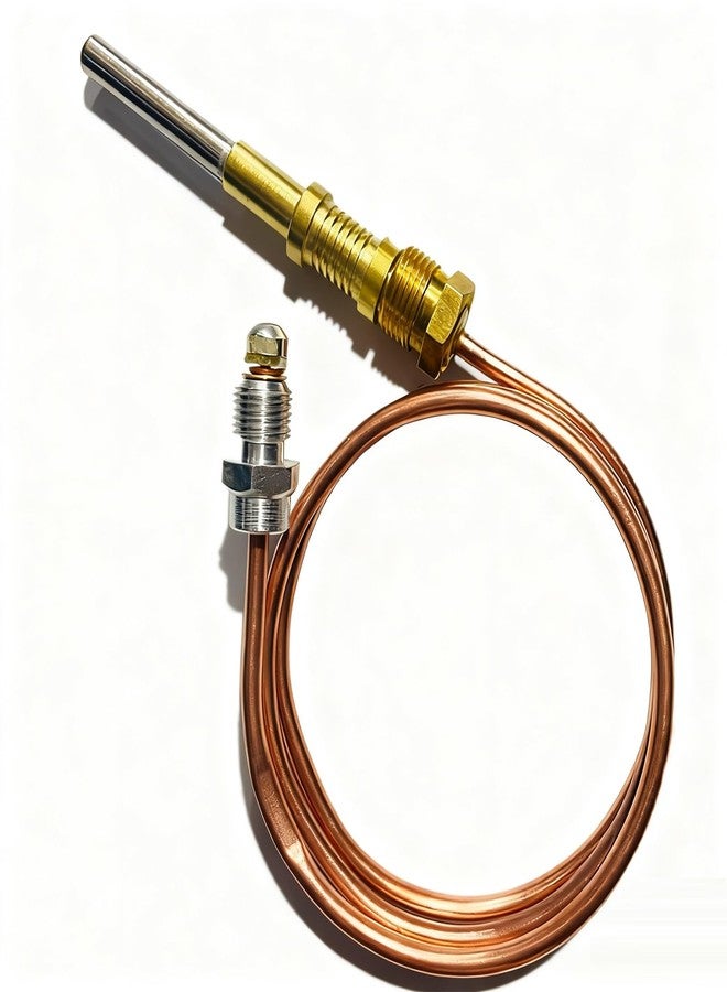 MCAMPAS Safety Pilot Thermocouple Replacement for 34820 Henny Penny Fryer Thermocouple, Compatible with Robertshaw 1900-036 Thermocouple 36 Inch for Garland Fryer - Image 1