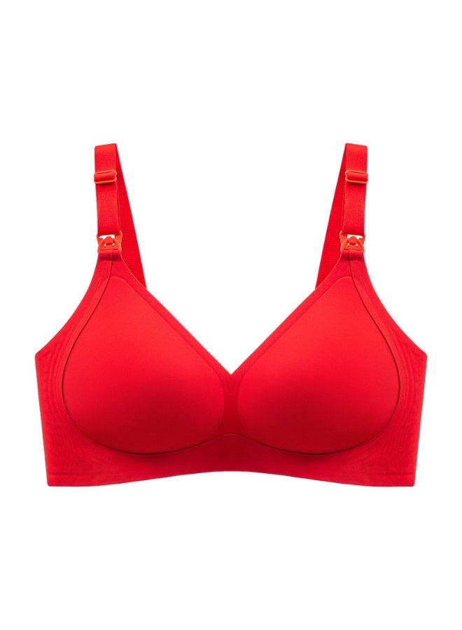 صفحة جديدة من مجموعة ربيع وصيف: حمالة صدر للنساء بدون أسلاك وفوّاحة مضادة للبكتيريا، مزودة بأزرار أمامية، مثالية للأمهات خلال فترة الرضاعة. - Image 1