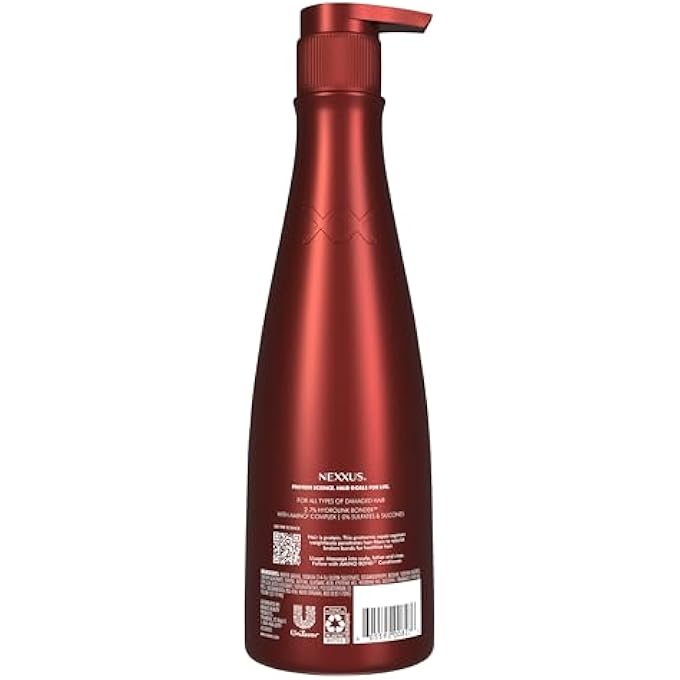 Nexxus SHAMPOO AMINO BOND FOR ALL TYPES OF DAMAGED HAIR WITH AMINO ACIDS & KERATIN PROTEIN 13.5 OZ - Image 3