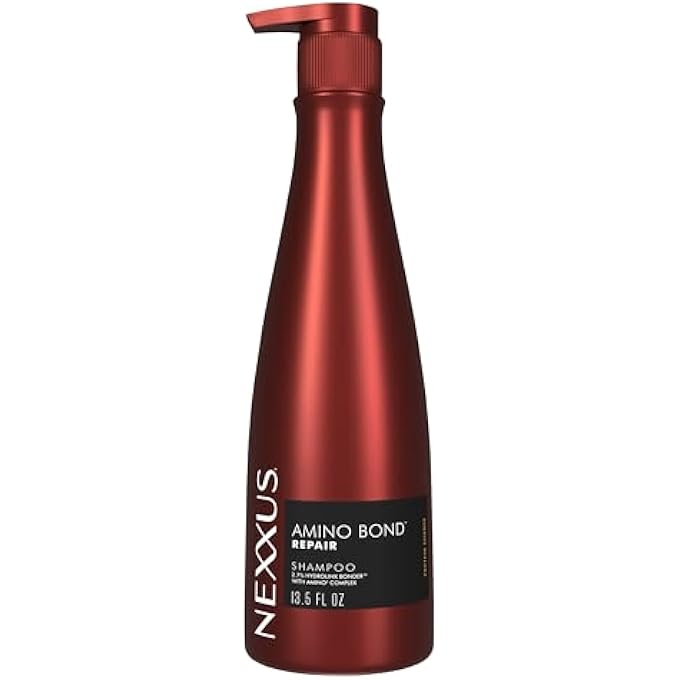 Nexxus SHAMPOO AMINO BOND FOR ALL TYPES OF DAMAGED HAIR WITH AMINO ACIDS & KERATIN PROTEIN 13.5 OZ - Image 1