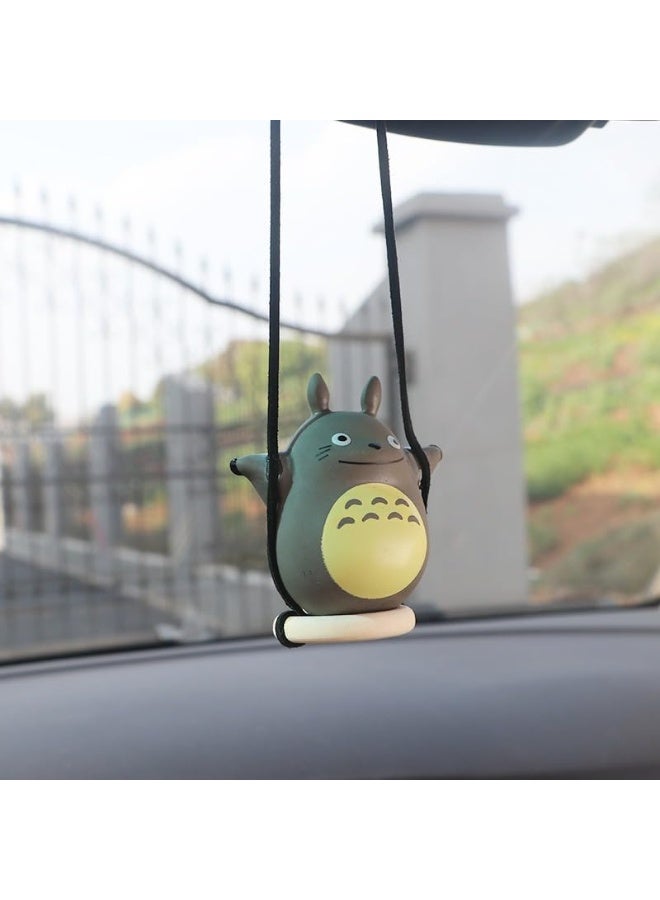 Creative Car Swing Ornament Dashboard Decor Rearview Mirror Cute Women Interior Funny Hanging Swinging Charms Horror Pendant - Image 3