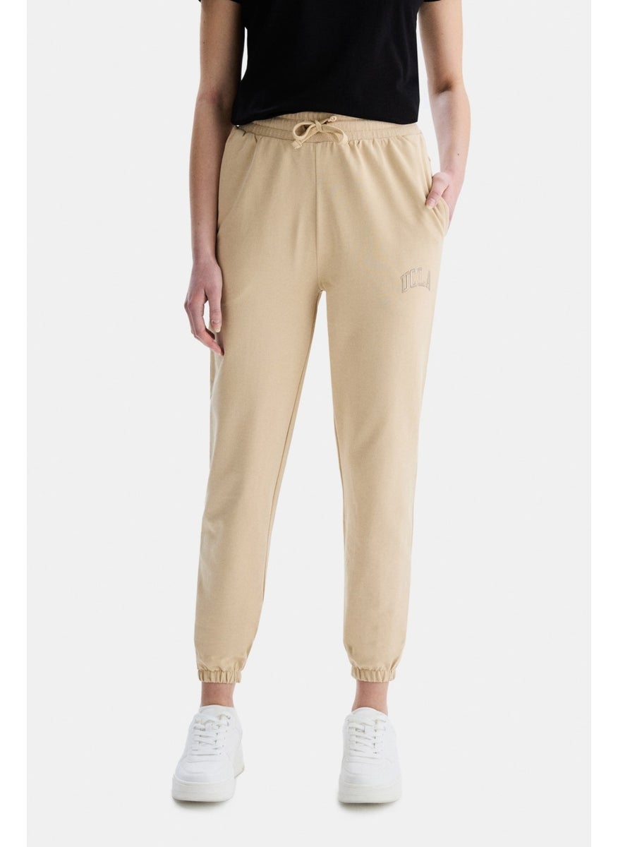 UCLA Jezebel Coffee Leg Elastic Embroidered Standard Fit Women's Tracksuit Bottom  - Image 3