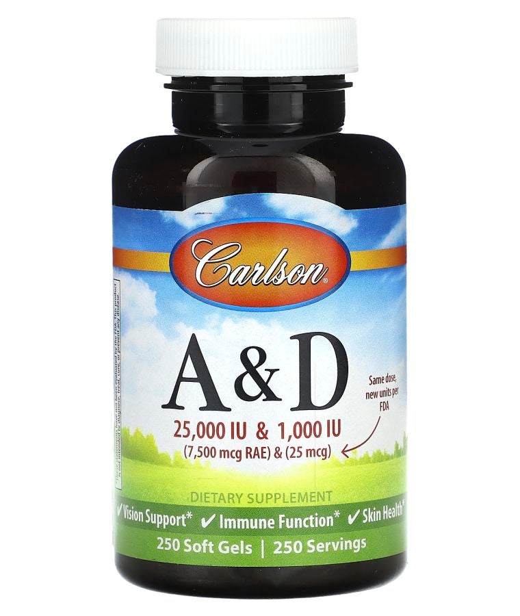 Vitamin A & D 250 Soft Gels