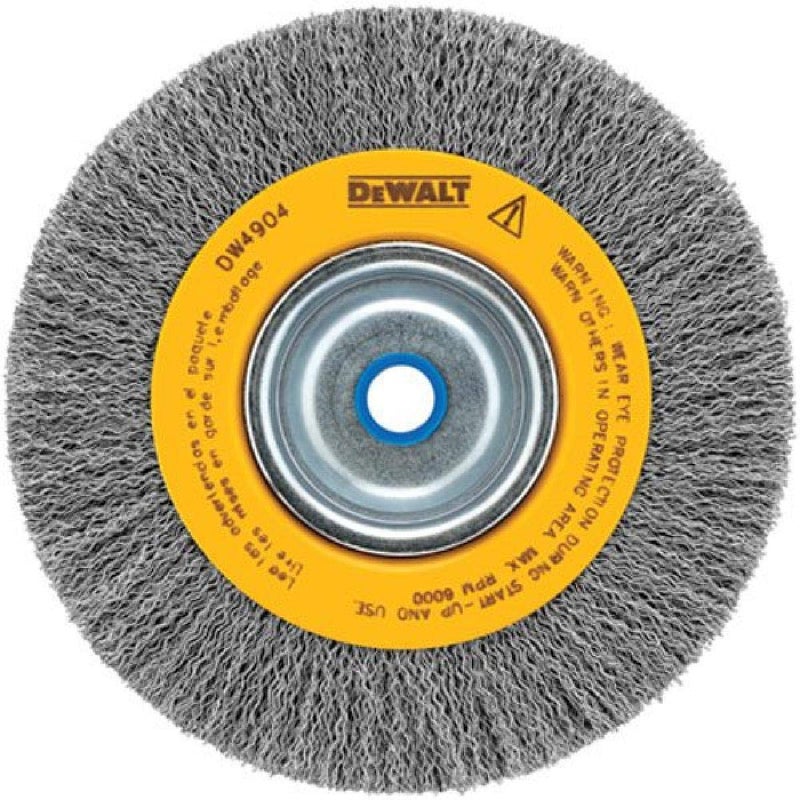 Dewalt 6 In. Crimped Wire Wheel Medium Face