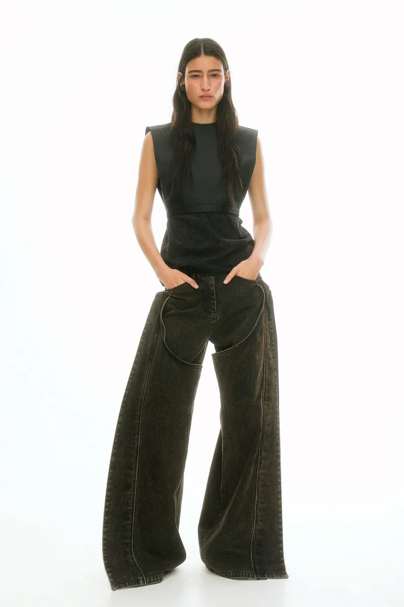 اتش اند ام بلوزة بطبقات