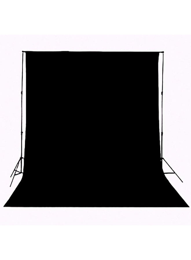 YelaJoy Black Backdrop for Photography Durable Fabric Background Photo Backdrop Video Photography Studio (5x7ft, Black) - Image 1